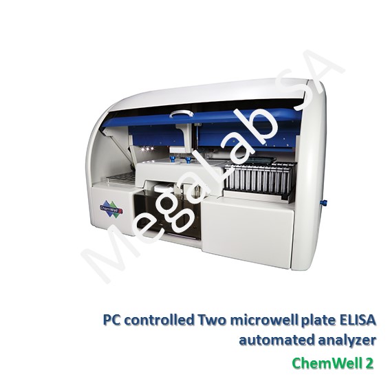 PC controlled Two microwell plate ELISA automated analyzer